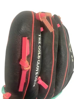 Used Rawlings HIGHLIGHT HFP115BBP RH Throw Fastpitch Gloves Pink 11 1/2