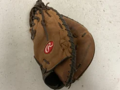Used Rawlings Joe Mauer RCM30C Baseball Catchers RH Throw Brown 33 1/2"