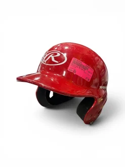 Used Rawlings MLTBH-R1 Batting Helmet No Mask Red XS/S