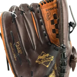 Used Rawlings PL120 BB/SB Glove LH Throw Brown 12