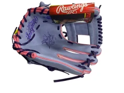 Used Rawlings RAWLINGS HEART OF THE HIDE 12IN RHT RH Throw Fastpitch Gloves Pink 12"