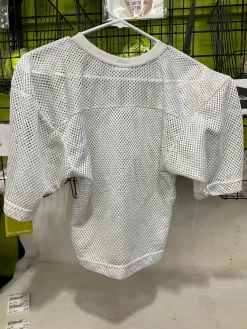 Used Rawlings RAWLINGS PRACTICE JERSEY FB Top Adult White SM