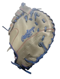 Used Rawlings RAWLINGS SELECT PRO LITE 11.5 LHT BB/SB Glove LH Throw Grey And Navy Blue 11 1/2