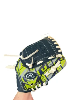 Used Rawlings REMIX BB/SB Glove T-ball Green 9"