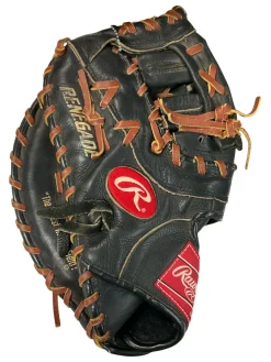 Used Rawlings RENEGADE RSFB BB/SB First Base LH Throw Black 14"