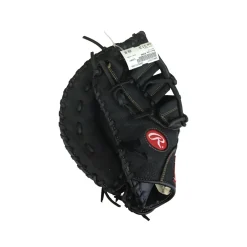 Used Rawlings RFBMB BB/SB First Base LH Throw Black 12 1/2"