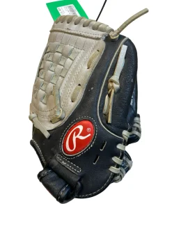 Used Rawlings SC105BGB BB/SB Glove RH Throw Black 10 1/2