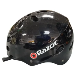 Used Razor BLACK HELMET Bike Helmet Black SM