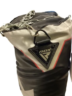 Used RDX 50 LBS PUNCHING BAG Boxing Heavy Bag Black 50 lb