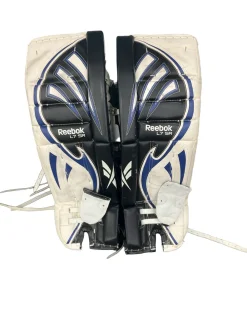 Used Reebok Hockey GOALIE LEG PADS Goalie Leg Pads Senior Black 33"
