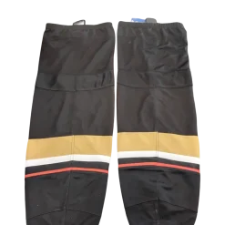 Used Reebok Hockey Sock Black And Gold 30"