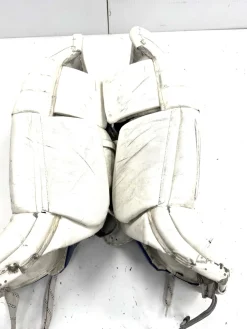 Used Reebok L7 YT Goalie Leg Pads Youth White 26