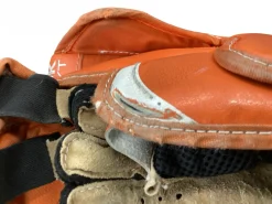 Used Reebok L7 YT Youth Goalie Blocker Orange
