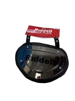 Used Riddell Chrome Football Back Plate One Size Tailbone Pad - Like New