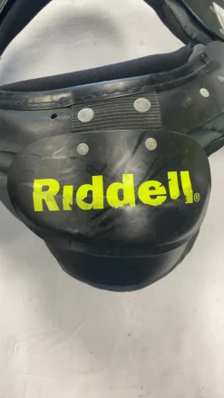 Used Riddell FB Shoulder Pads Black LG