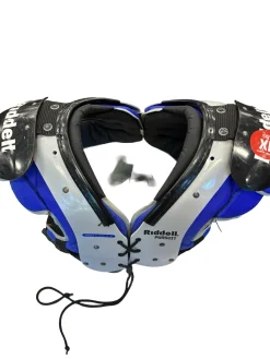 Used Riddell PURSUIT XL 14IN - 15IN FB Shoulder Pads Grey XL