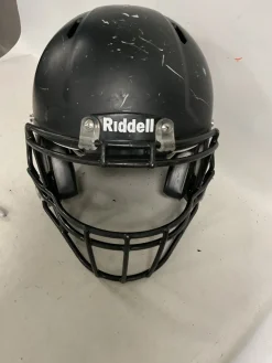 Used Riddell SPEED 2017 FB Helmet Black MD