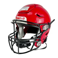Used Riddell SPEEDFLEX Football Helmet Red LG