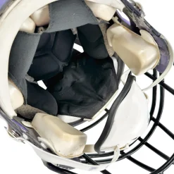 Used Riddell SPEED Football Helmet Purple LG
