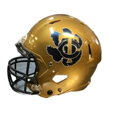 Used Riddell VICTOR FB Helmet Gold S/M
