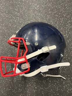 Used Riddell VICTOR HELMET YOUTH 2022 FB Helmet Navy Blue SM