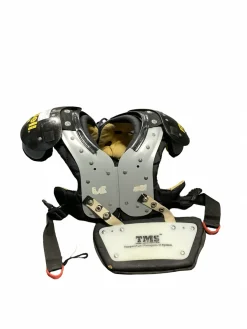 Used Riddell X FORCE FB Shoulder Pads Grey SM