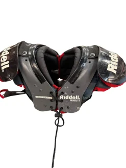 Used Riddell XS FB Shoulder Pads Black XS