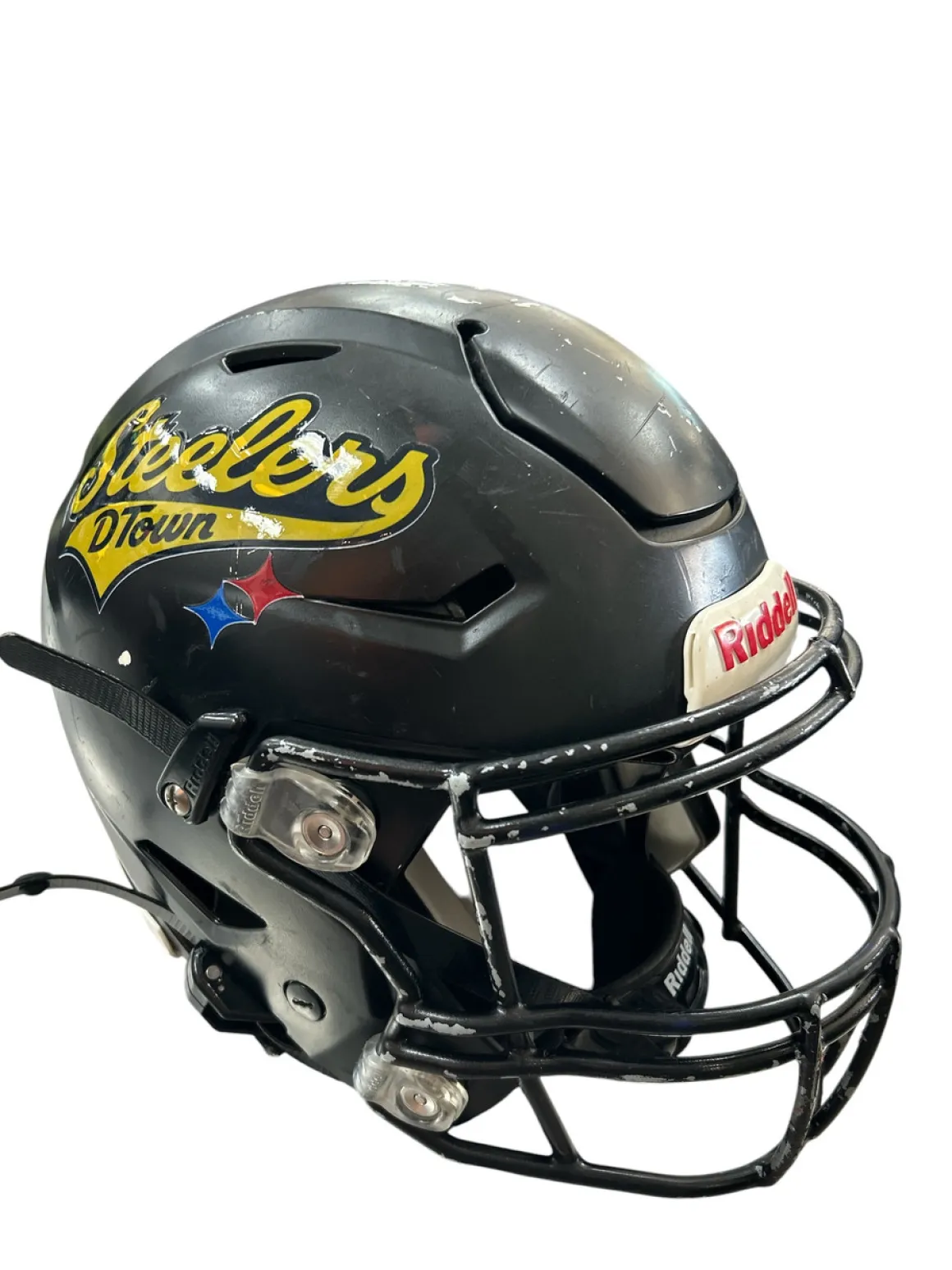 Used Riddell YOUTH SPEEDFLEX MD FB Helmet Black MD