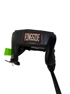Used Ringside Open Face Leather Boxing Headgear Black SM