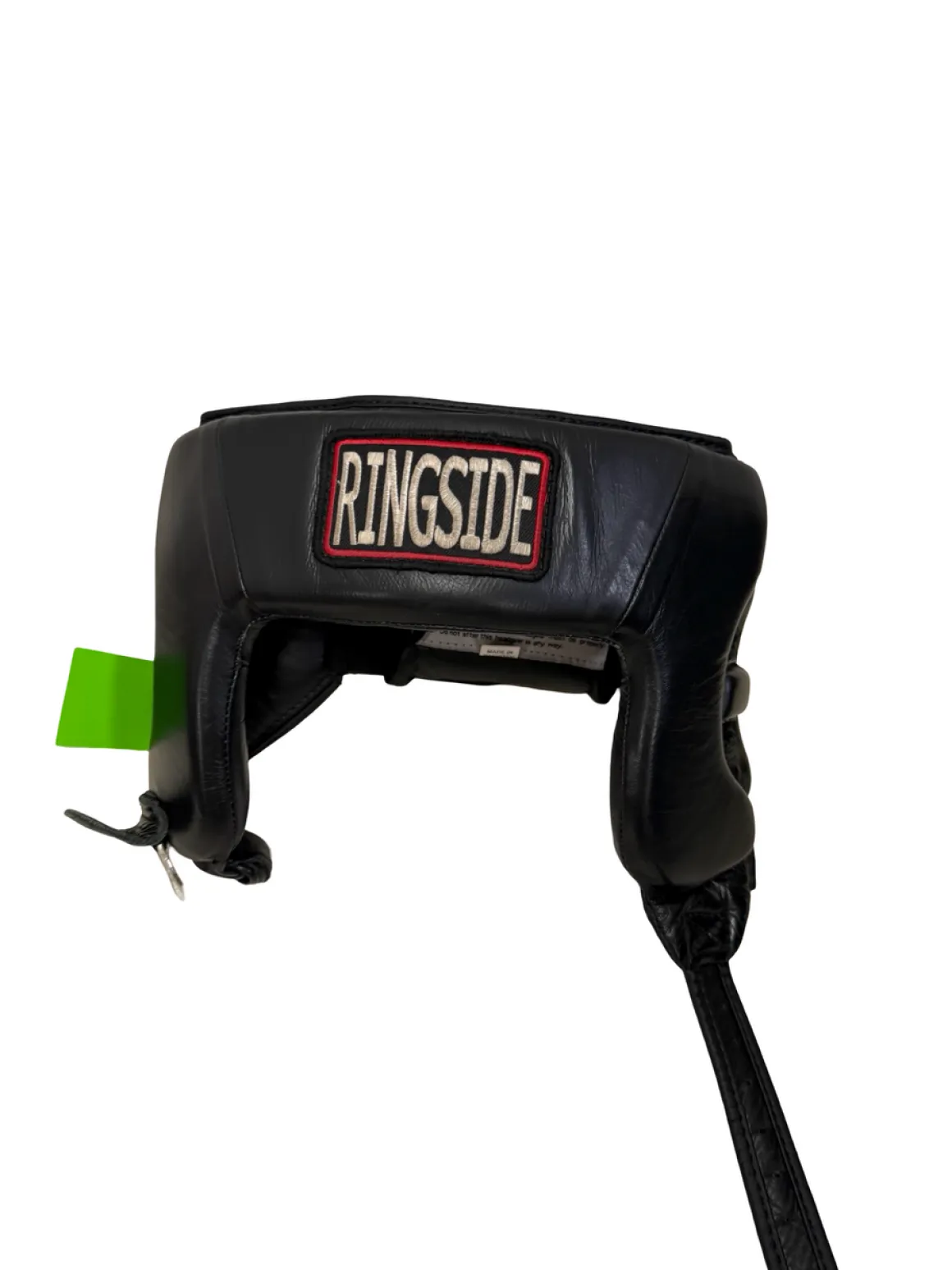 Used Ringside Open Face Leather Boxing Headgear Black SM