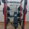 Used RIT FIT RACK/SMITH Home Gym No Plates