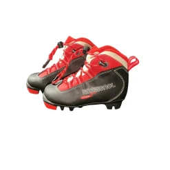 Used Rossignol Boys NNN XC Ski Boots Black YT-10