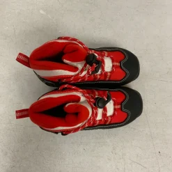 Used Rossignol Boys NNN XC Ski Boots Red YT-10