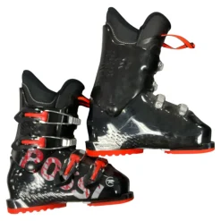 Used Rossignol COMP J4 Boys DH Ski Boot Black 225 MP - J04.5 - W5.5