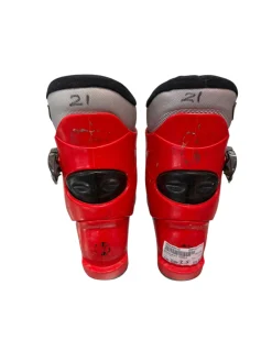 Used Rossignol COMPJ Boys DH Ski Boot Red 215 MP - J03