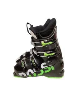 Used Rossignol COMP J Boys DH Ski Boot Black 245 MP - M06.5 - W07.5