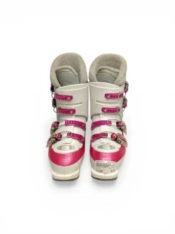 Used Rossignol COMP J Girls DH Ski Boot Pink 245 MP - M06.5 - W07.5
