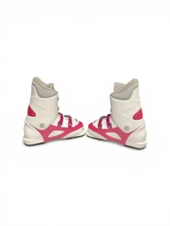 Used Rossignol COMP J Girls DH Ski Boot Pink 245 MP - M06.5 - W07.5