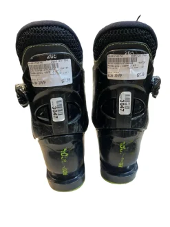 Used Rossignol COMP J SZ 1 Boys DH Ski Boot Black 205 MP - J01