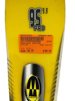 Used Rossignol DUALTEC Mens Skis Only Yellow 160 cm