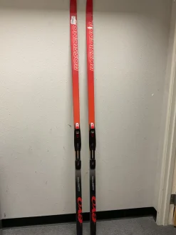 Used Rossignol EVO AR ACTION XL Mens XC Ski/Binding Red 198 cm