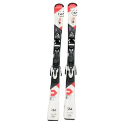 Used Rossignol EXPERIENCE RTL Boys DH Ski/Binding Red 134 cm