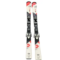 Used Rossignol EXPERIENCE RTL Boys DH Ski/Binding Red 134 cm