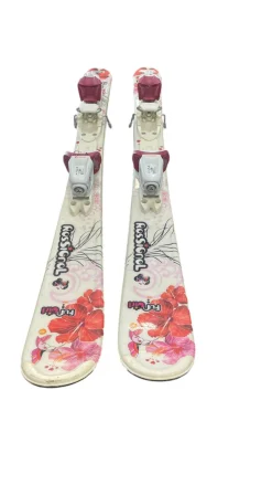 Used Rossignol FUN GIRL Girls Skis Only White 100 cm