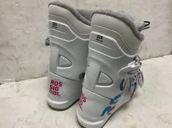 Used Rossignol FUN GIRL Girls DH Ski Boot White 225 MP - J04.5 - W5.5