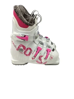 Used Rossignol FUN GIRL Girls DH Ski Boot White 195 MP - Y13