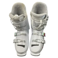 Used Rossignol FUN GIRL Girls DH Ski Boot White 245 MP - M06.5 - W07.5