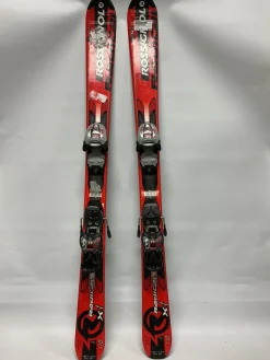 Used Rossignol RADICAL Boys Skis Only Red 110 cm