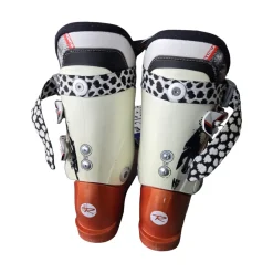 Used Rossignol RADICAL WORLD CUP SI 90 SKI BOOTS Boys DH Ski Boot Orange 235 MP - J05.5 - W06.5