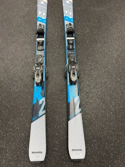 Used Rossignol REACT 2 CARBON Mens DH Ski/Binding Royal Blue 170 cm